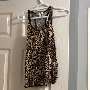 Leopard Print Fitted Tank